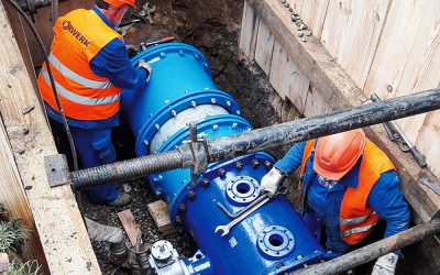 A special solution for Hamburg Wasser: longer-design shutoff valve with air-venting