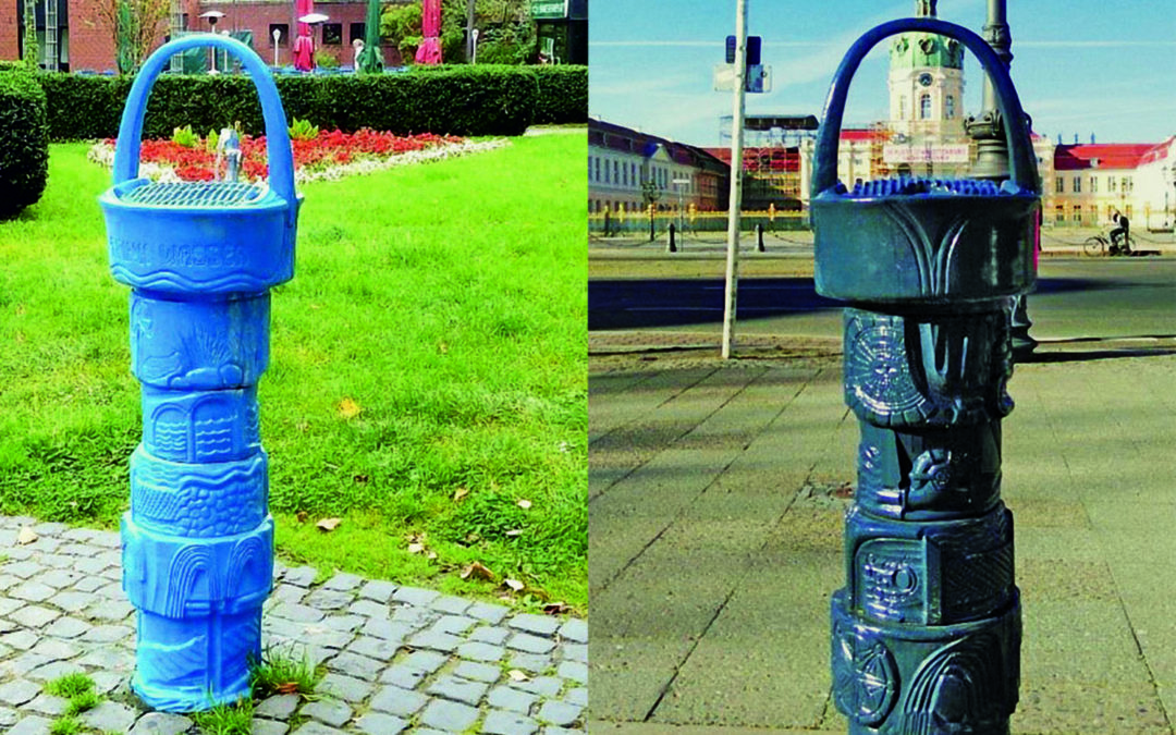 100 cast iron drinking fountains combat the plastic bottles